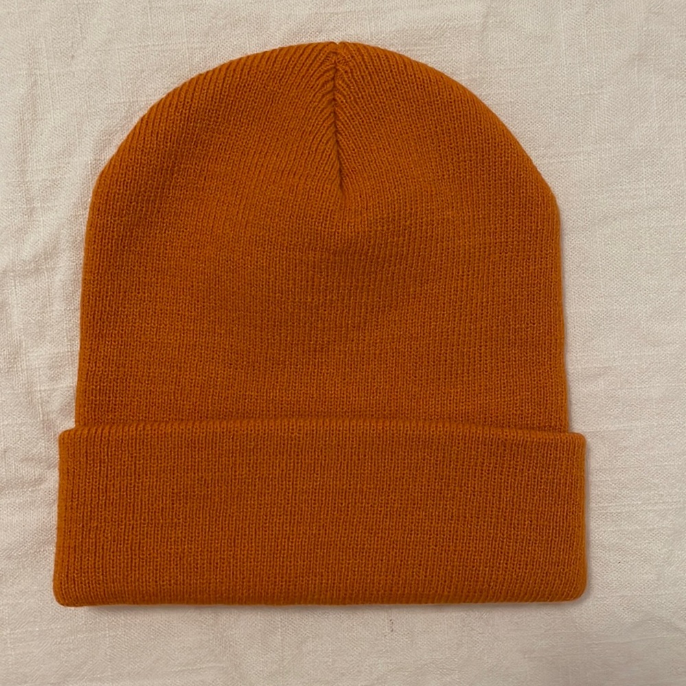 Orange beanie